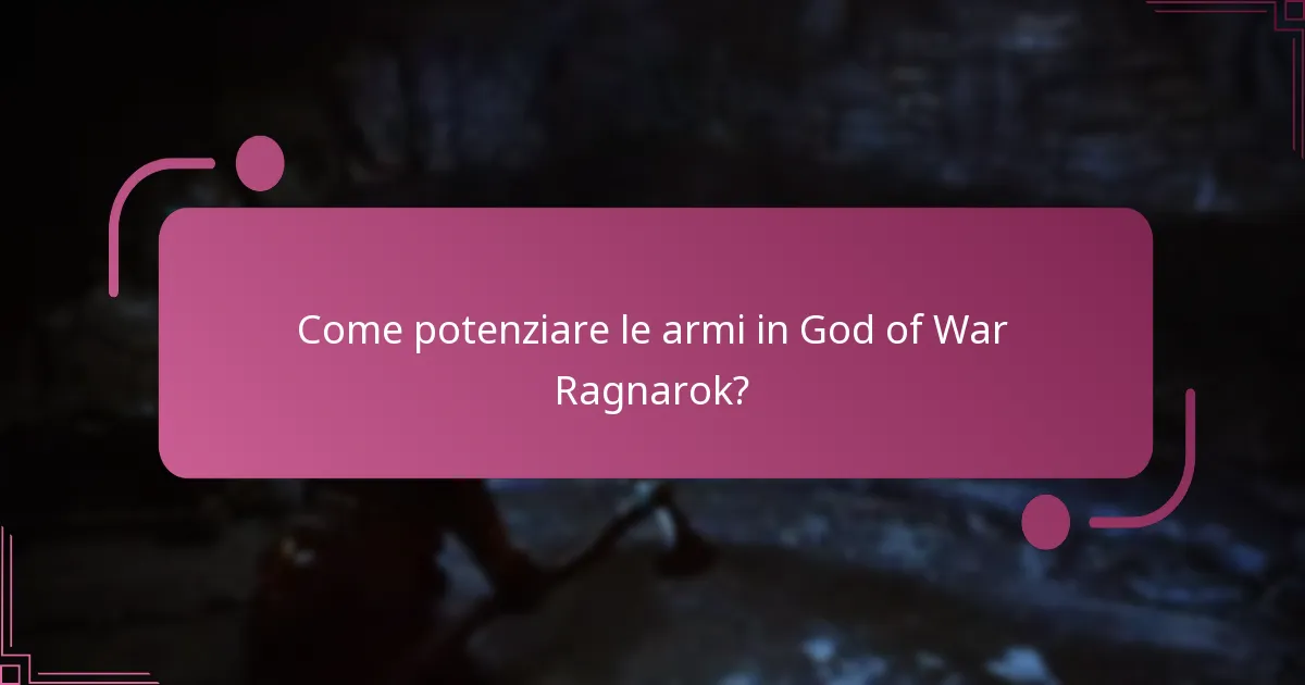 Come potenziare le armature in God of War Ragnarok?