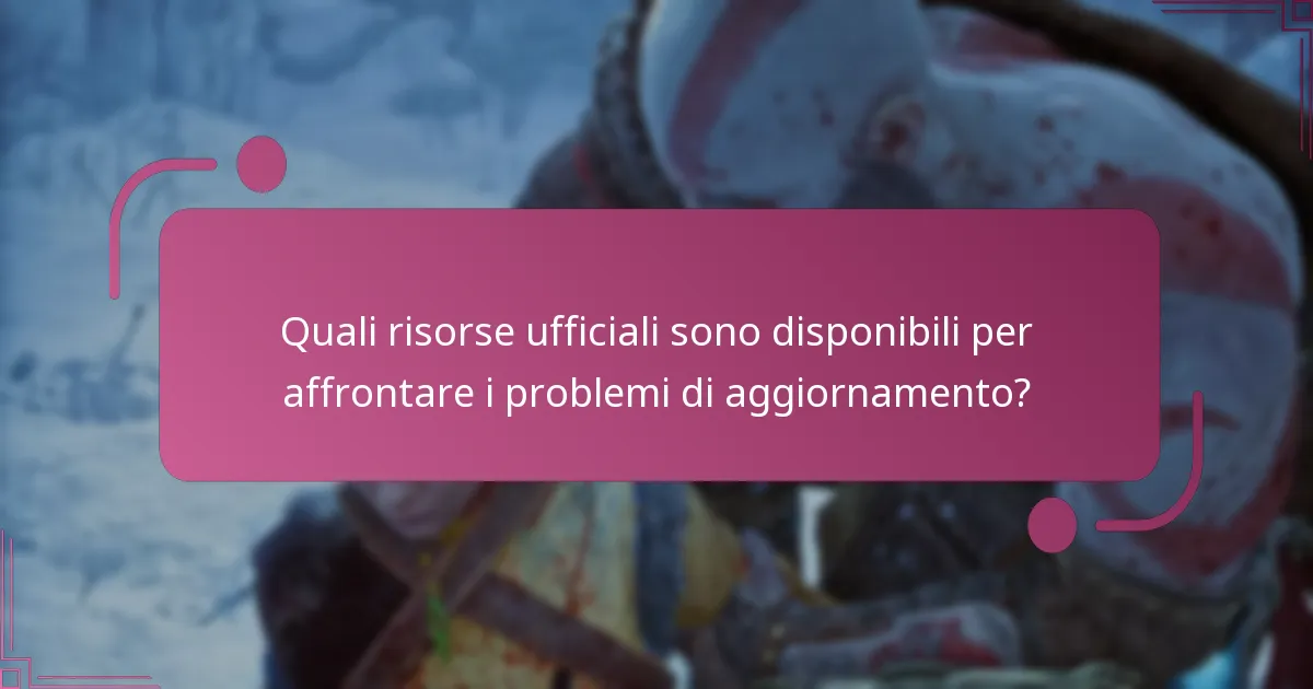 Quali aggiornamenti sono più soggetti a problemi in God of War Ragnarok?